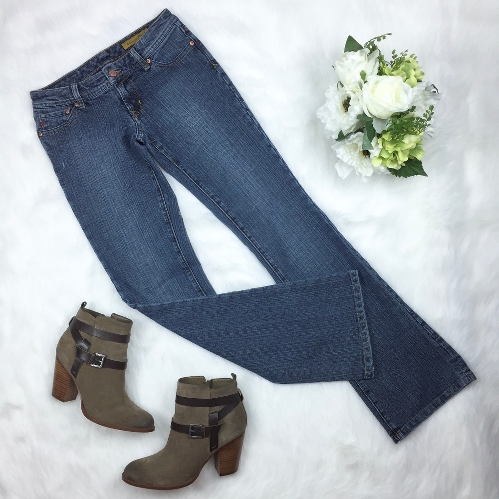Seven 7 Jeans Classic Flare Size 26 Stretch Low